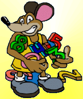 mouse with numbers