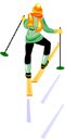 skiing