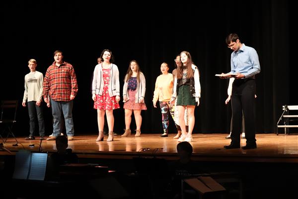 Sean with ensemble