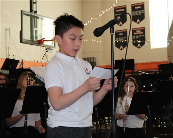 Evan introduces the music piece