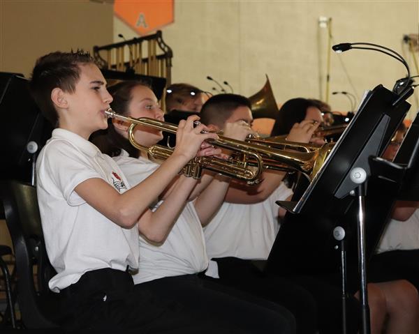 Trumpet players