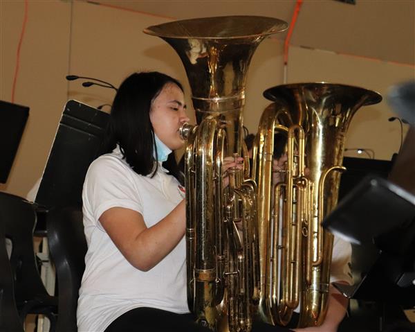 Tuba player