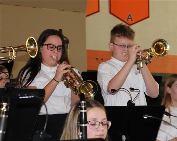 Two trumpeters