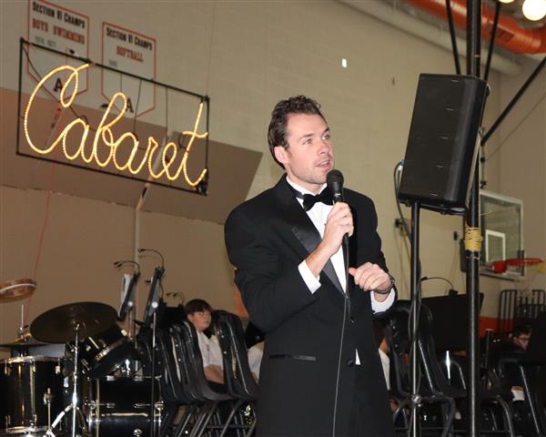 Mr. Bardo introducing Jazz Lab