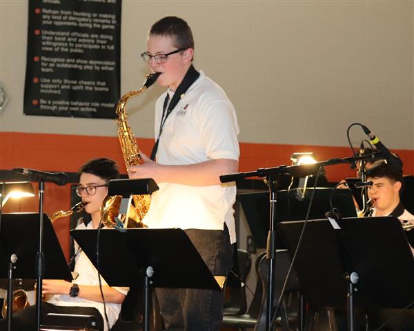 Tenor sax solo by Nathan