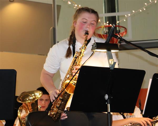 Alto sax solo by Marissa