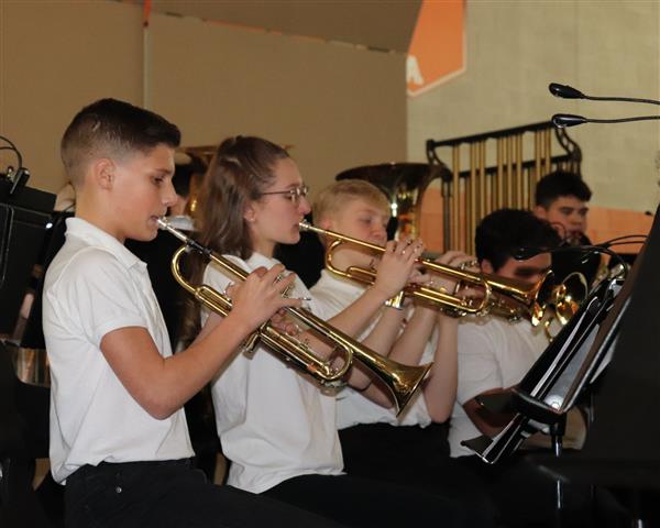 Trumpeters from 7th & 8th Grade Band