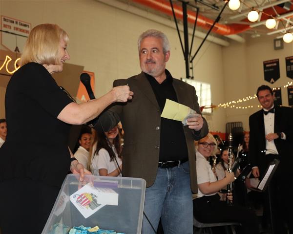 Mrs. Komosinski with Mr. Flynn