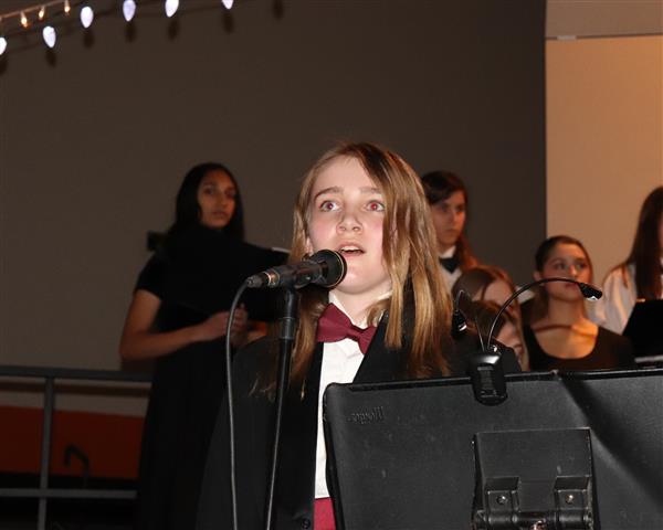 Kaitlin with a solo