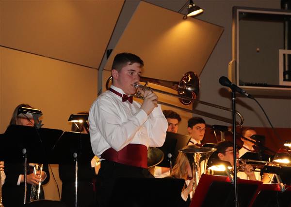 Anthony with trombone solo