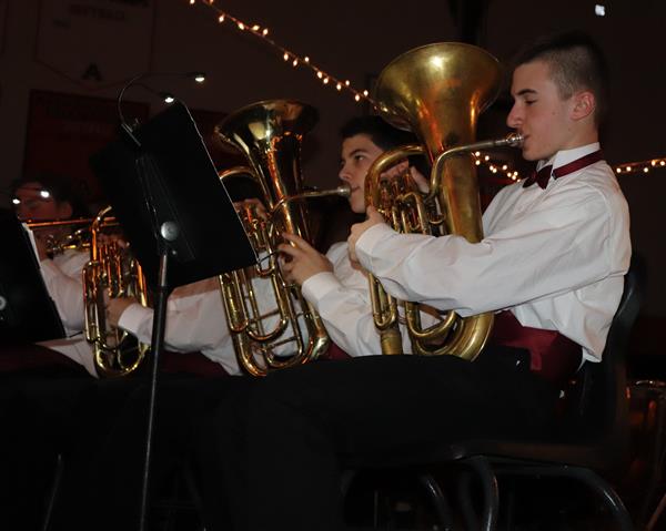 Brayden and Vincent on Baritone