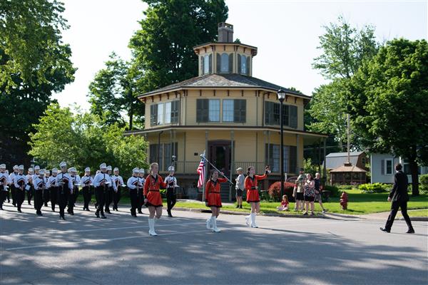 Band in front of Octagon House