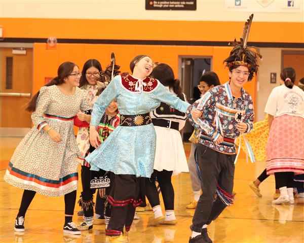 Dancing is fun - smiles all around