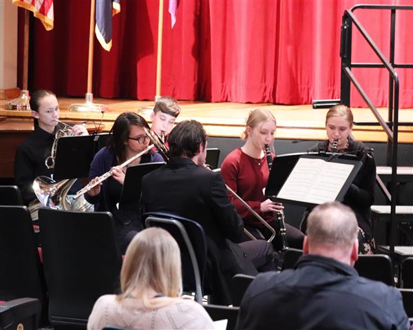 Musical group performing