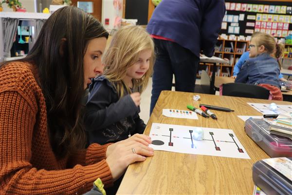 Mrs. Jagielo with student