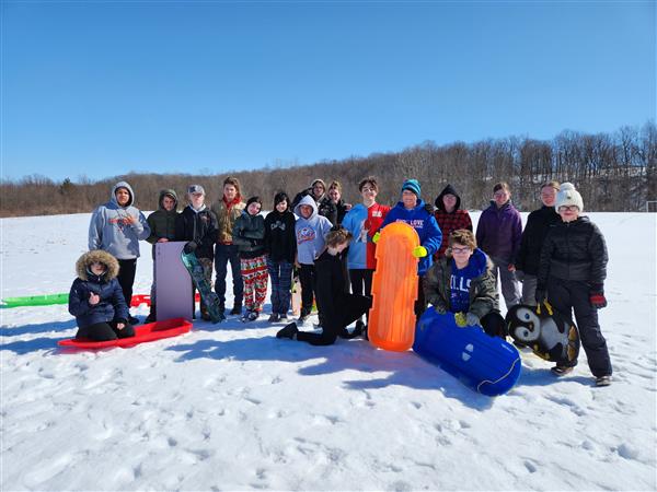 Period 6 CDE Sledding