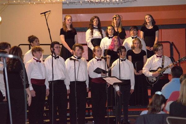 Varsity Chorale featured boys
