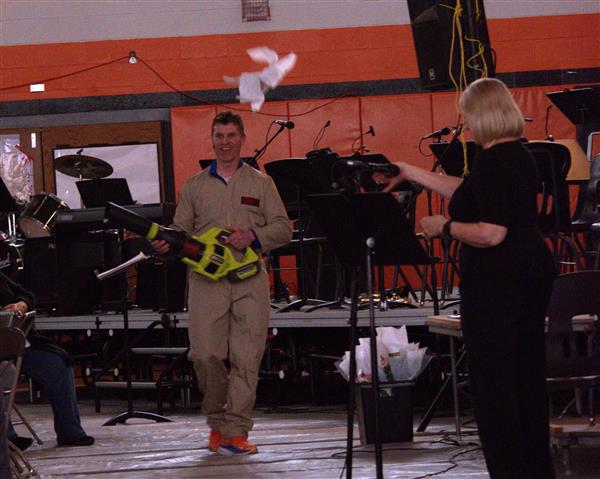 Mr. Caprio as a ghostbuster