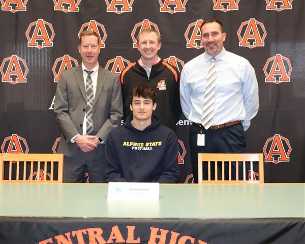 Chris Bergman with administration