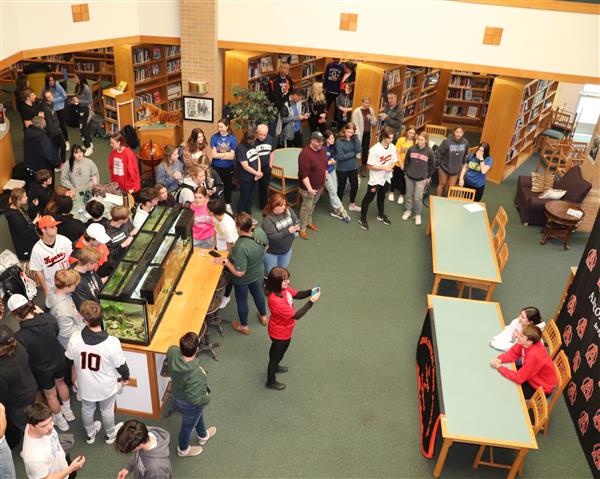 A view from the mezzanine