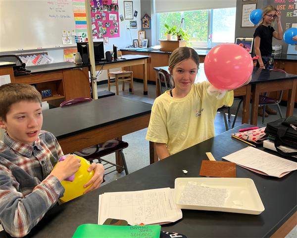 Students working together