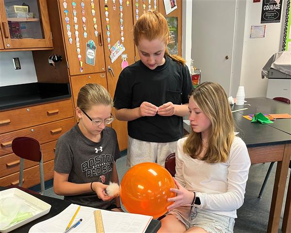 Students working together