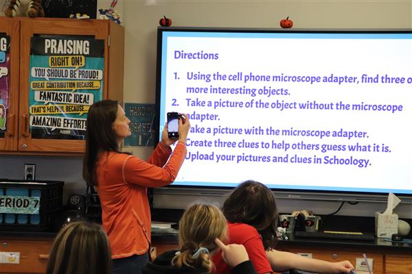 Mrs. Chase with assignment