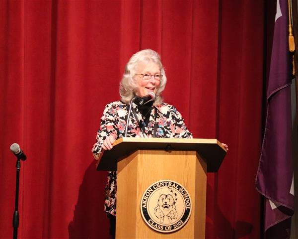 Mrs. Best is the emcee