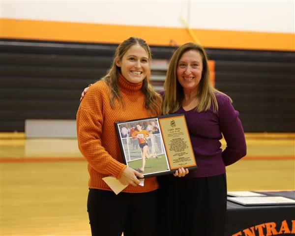 Casey with Coach Bennett