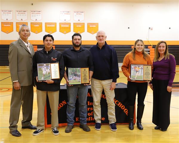 Inductees with presenters