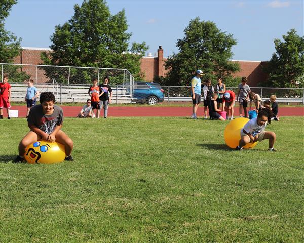bounce ball relay
