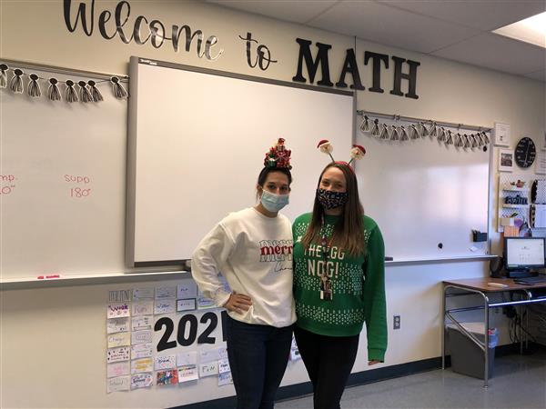Miss Dembrow with Miss Gennamore